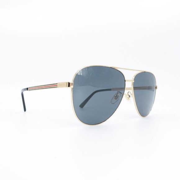 Gucci GG1233 Pilot Sunglasses Gold Gray OS - Picture 2 of 16